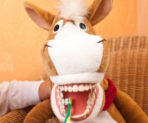 Zahnputztraining bei der Individualprophylaxe bei Kindern